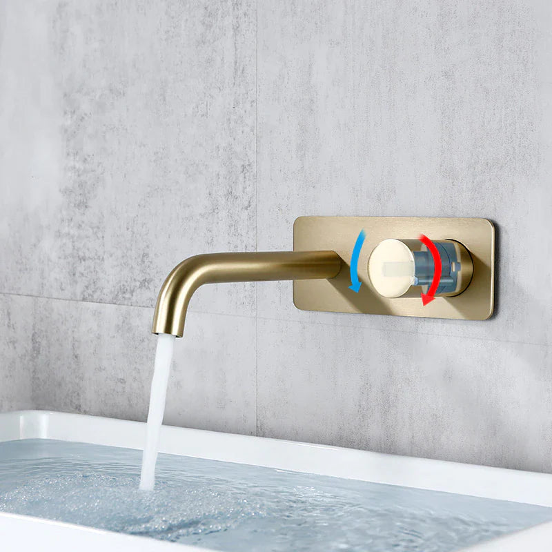 Robinet mural encastrable mitigeur pour salle de bain