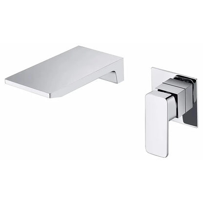 Robinet mural encastrable cascade pour lavabo salle de bain