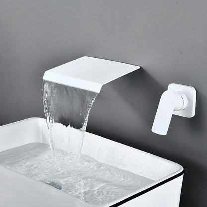 Robinet mural encastrable cascade pour lavabo de salle de bain