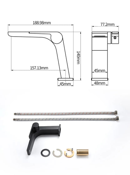 Robinet mitigeur moderne pour salle de bain