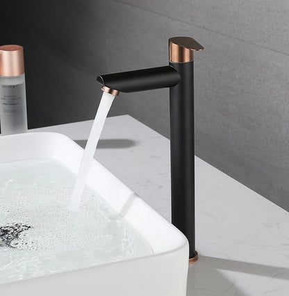 Robinet mitigeur bicolore pour lavabo salle de bain