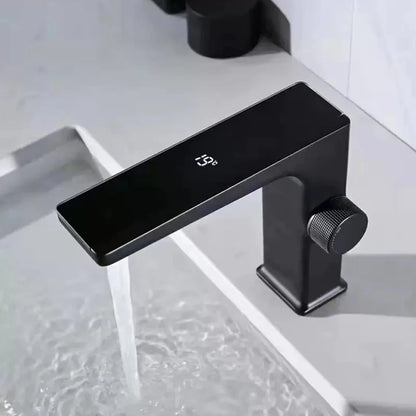 Robinet lavabo tactile avec affichage thermostatique numérique