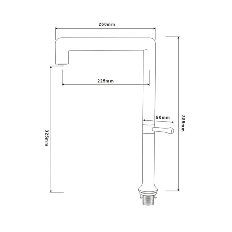 Robinet de cuisine design minimaliste mitigeur