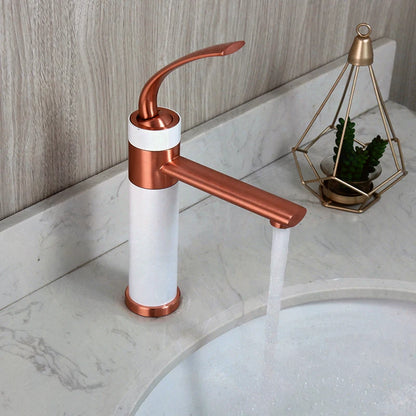 Robinet bicolore moderne pour lavabo de salle de bain