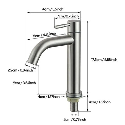 Robinet lavabo minimaliste pour salle de bain