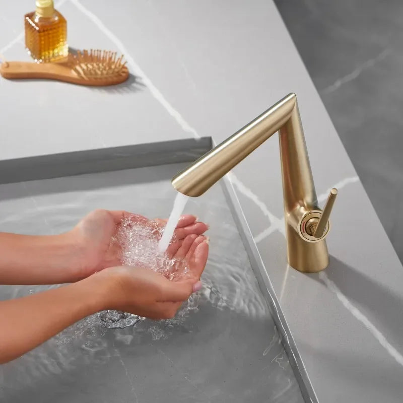 Robinet coudé pour lavabo de salle de bain