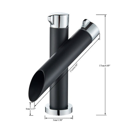Robinet style bambou pour lavabo de salle de bain