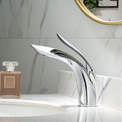 Robinet mitigeur design arrondi pour lavabo salle de bain
